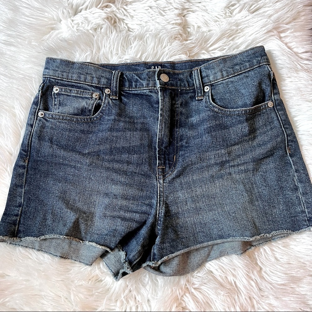 GAP Denim High-Rise Cut-Off Shorts Women’s Size 29